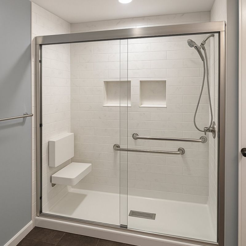 Walk In Shower Installation detail